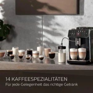 Kaffeevollautomat SAECO GranAroma 12 Kaffeespezialitäten Schwarz