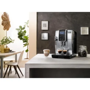 Kaffeevollautomat DELONGHI Dinamica ECAM350.35.SB Silber/Schwarz