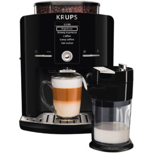 Kaffeevollautomat KRUPS EA 8298 Schwarz/Edelstahl