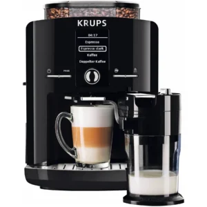 Kaffeevollautomat KRUPS EA 8298 Schwarz/Edelstahl