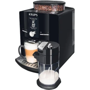 Kaffeevollautomat KRUPS EA 8298 Schwarz/Edelstahl