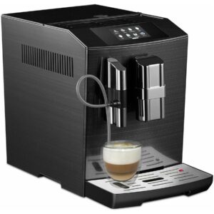 Kaffeevollautomat ACOPINO Modena ONE TOUCH Edelstahl gebürstet Schwarz