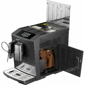 Kaffeevollautomat ACOPINO Modena ONE TOUCH Edelstahl gebürstet Schwarz