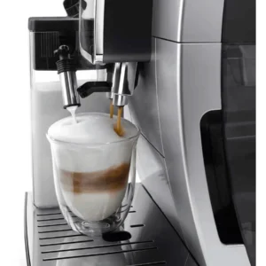 Kaffeevollautomat DE LONGHI DINAMICA PLUS Silber/Schwarz