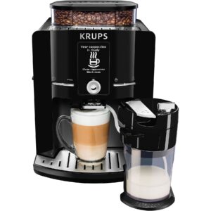 Kaffeevollautomat KRUPS EA 8298 Schwarz/Edelstahl