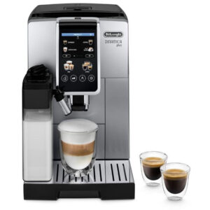 Kaffeevollautomat DE LONGHI DINAMICA PLUS Silber/Schwarz