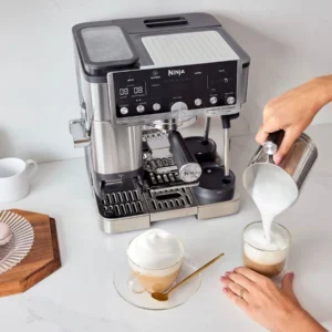 Kaffeevollautomat Ninja Luxe Café Pro Schwarz, Edelstahl