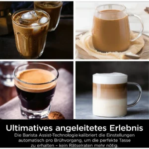 Kaffeevollautomat Ninja Luxe Café Pro Schwarz, Edelstahl