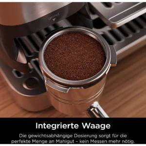 Kaffeevollautomat Ninja Luxe Café Pro Schwarz, Edelstahl