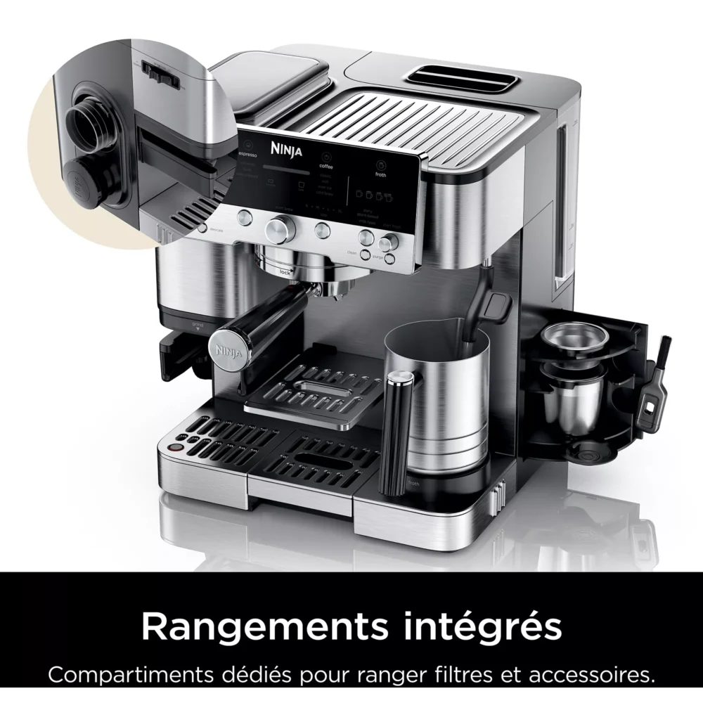 Machine expresso avec broyeur NINJA ES601EU + Cold Brew – Image 3