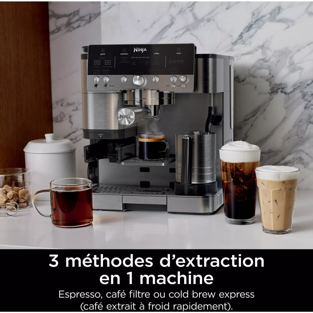 Machine expresso avec broyeur NINJA ES601EU + Cold Brew – Image 8