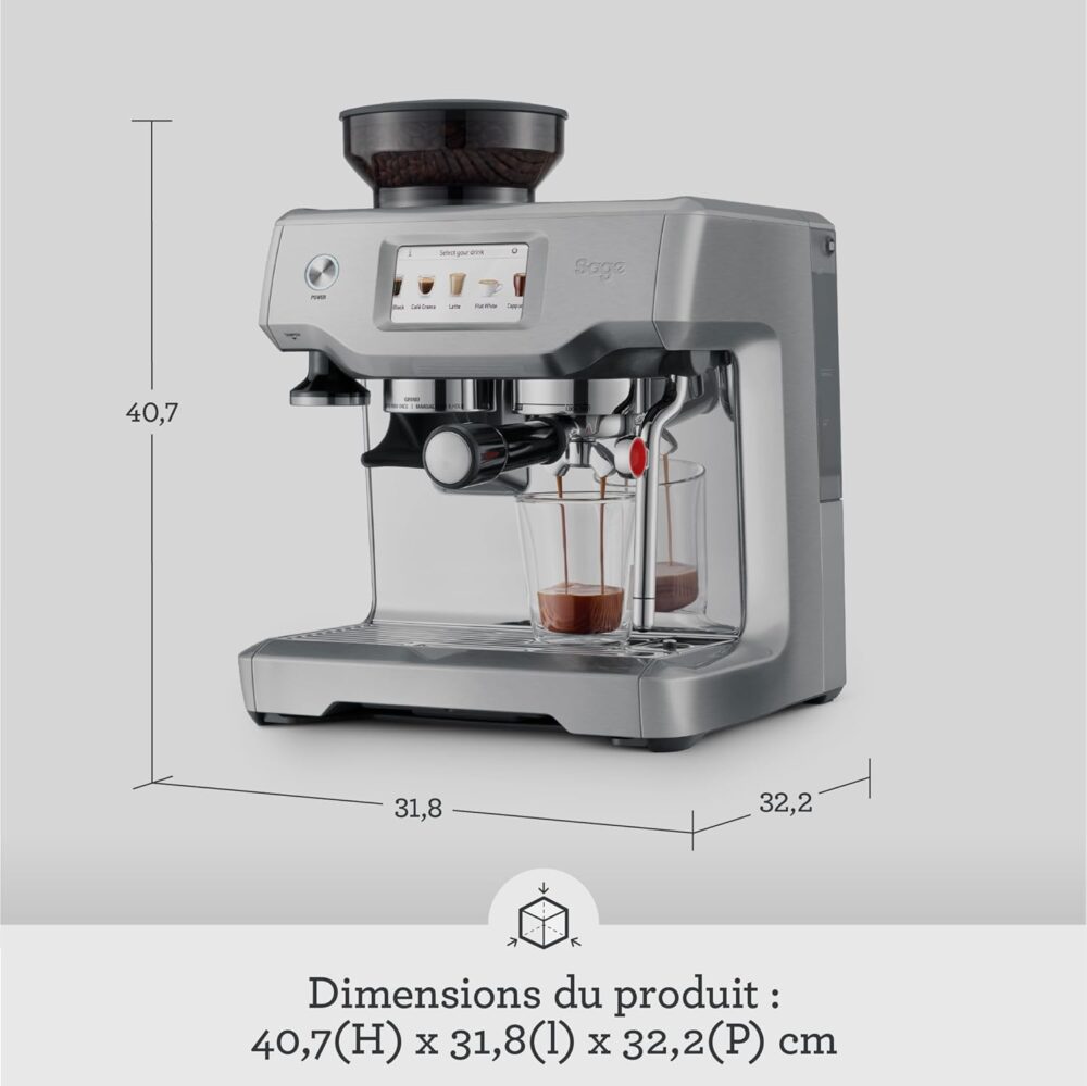 Machine expresso SAGE The Barista Touch SES880BTR4EEU1 – Image 6