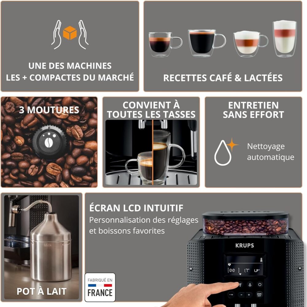 Machine à café à grain KRUPS Arabica Essential – Image 10