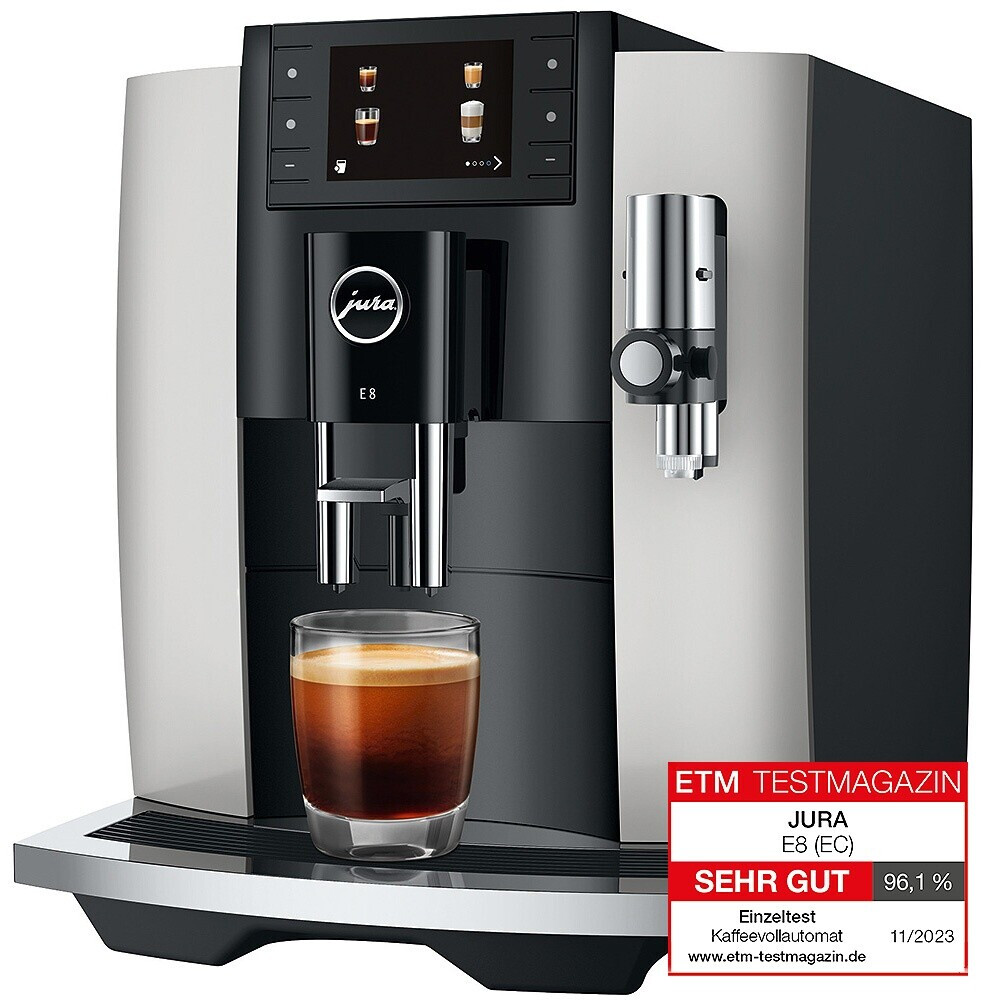 Machine à café à grain JURA - E8 Platine (EC) Smart Connect