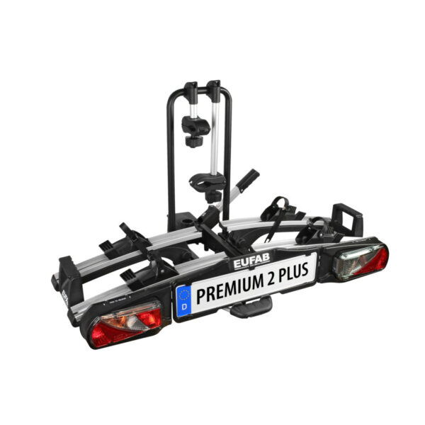 Porte-vélos EUFAB Premium 2 Plus pour 2 vélos compatibles vélos électriques