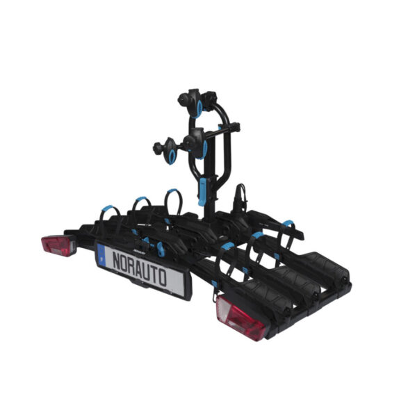 Porte-vélos sur attelage NORAUTO E-FIT 200-3 pour 3 vélos compatible vélo électrique